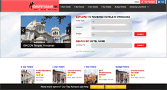 Desktop Screenshot of hotelsinvrindavan.net