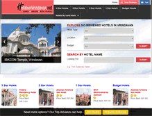 Tablet Screenshot of hotelsinvrindavan.net